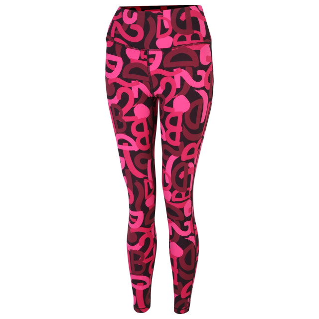 Dare2b Dames influential graffiti lichtgewicht legging UTRG9482_purepink large