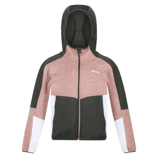 Regatta Kinder/kinder dissolver vii full zip fleecejack UTRG9492_duskyrosesealgrey large