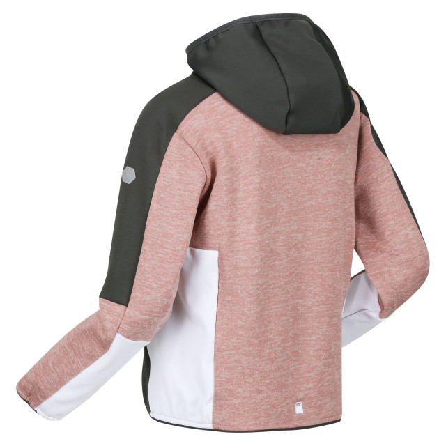 Regatta Kinder/kinder dissolver vii full zip fleecejack UTRG9492_duskyrosesealgrey large