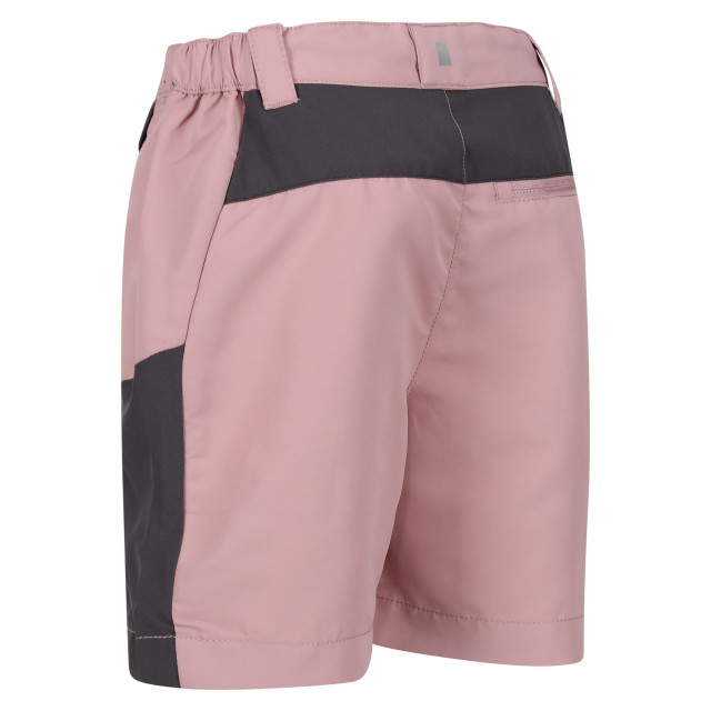 Regatta Kinderen/kinderen sorcer mountain iii korte broek UTRG9499_duskyrosesealgrey large