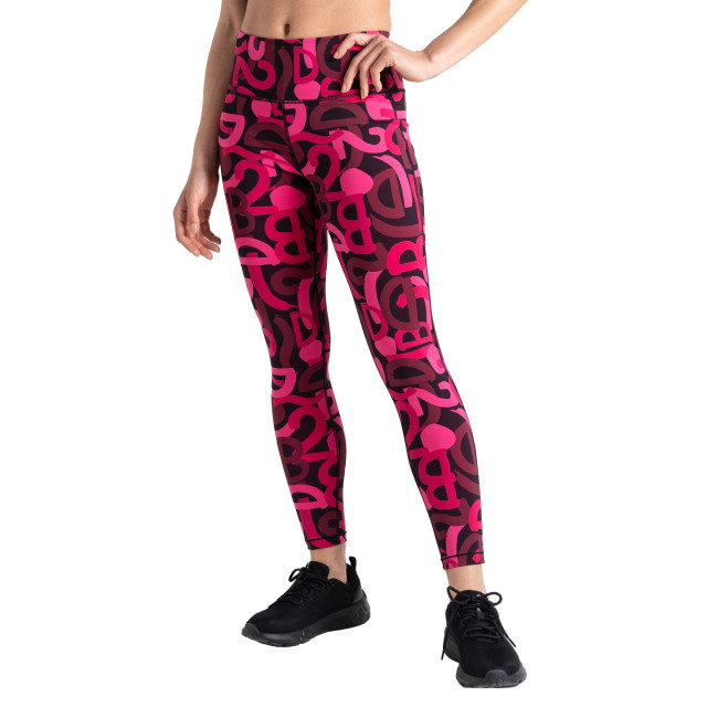 Dare2b Dames influential graffiti lichtgewicht legging UTRG9482_purepink large