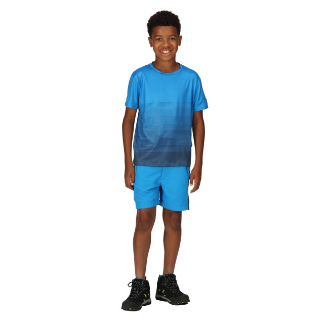 Regatta Kinderen/kinderen sorcer mountain iii korte broek UTRG9499_indigobluebluewing large