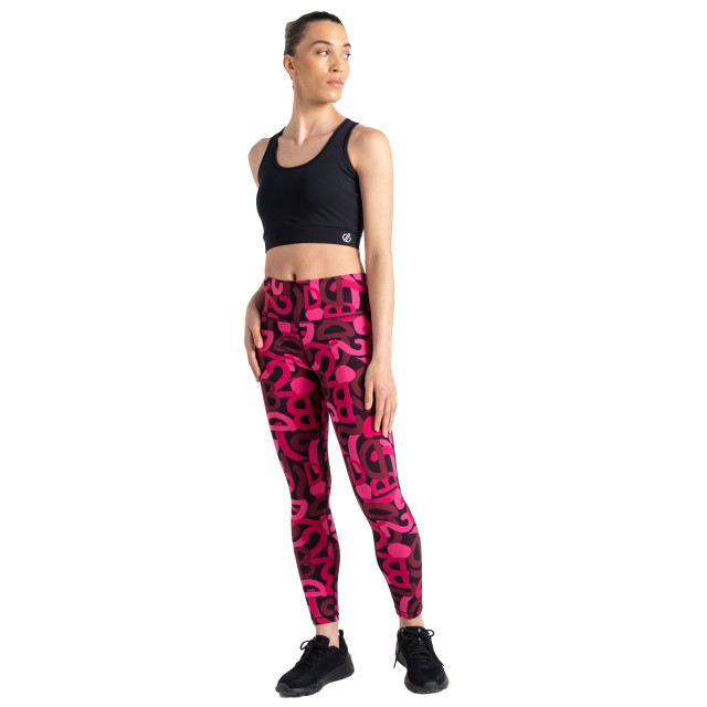 Dare2b Dames influential graffiti lichtgewicht legging UTRG9482_purepink large