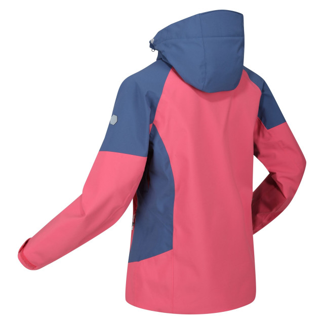 Regatta Dames bosfield kleurblok waterdichte jas UTRG9398_fruitdovedustydenim large