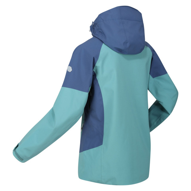 Regatta Dames bosfield kleurblok waterdichte jas UTRG9398_bristolbluedustydenim large