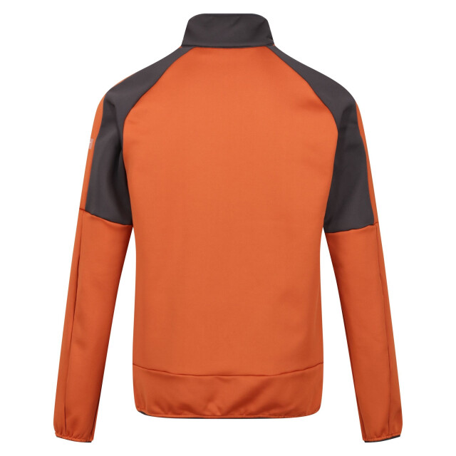 Regatta Heren yare vii full zip soft shell jas UTRG9344_burntcopperorangepepper large