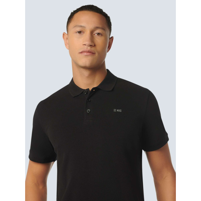 No Excess Polo korte mouw stretch black 23390160SN-020 large