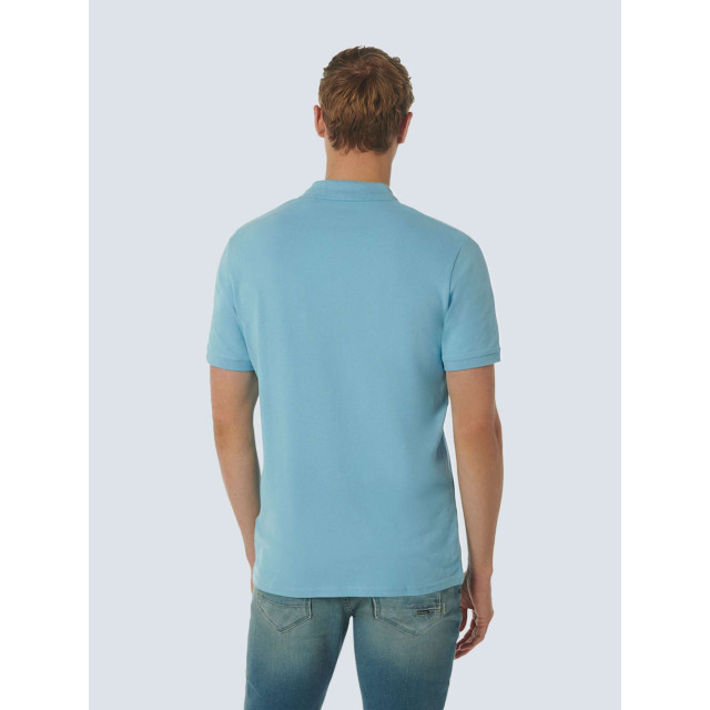 No Excess Polo korte mouw stretch aqua 23390160SN-036 large