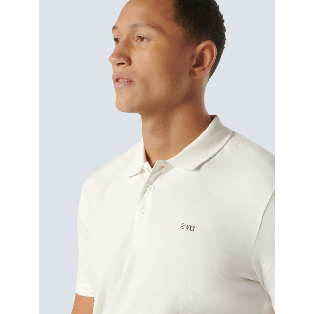 No Excess Polo korte mouw stretch white 23390160SN-010 large