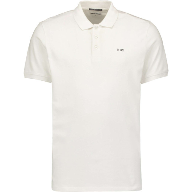 No Excess Polo korte mouw stretch white 23390160SN-010 large