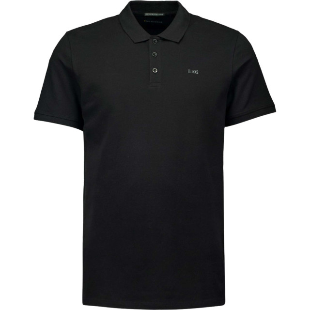 No Excess Polo korte mouw stretch black 23390160SN-020 large