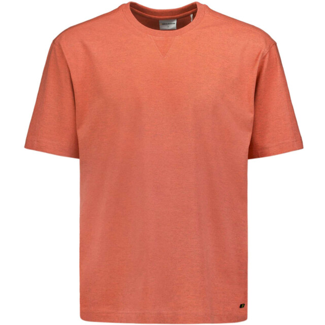 No Excess T-shirt korte mouw ronde hals melange melon 23350228-191 large