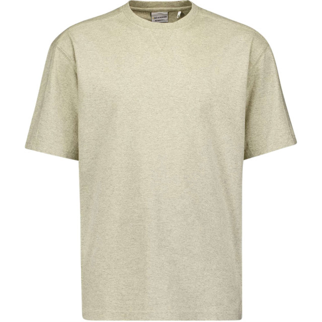 No Excess T-shirt korte mouw ronde hals melange cream 23350228-016 large