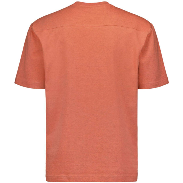 No Excess T-shirt korte mouw ronde hals melange melon 23350228-191 large