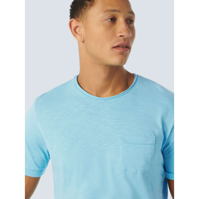 No Excess T-shirt korte mouw ronde hals aqua 23340202SN-036 large