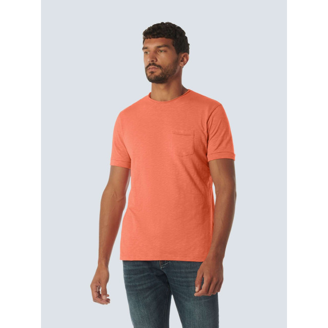 No Excess T-shirt korte mouw ronde hals melon 23340202SN-191 large