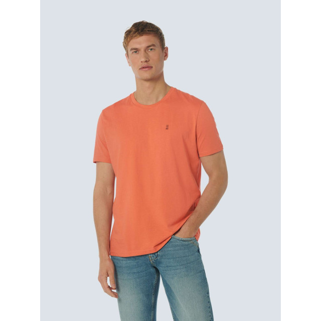 No Excess T-shirt korte mouw ronde hals basic melon 23340101SN-191 large