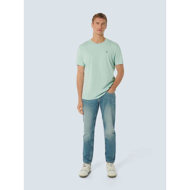 No Excess T-shirt korte mouw ronde hals basic mint 23340101SN-058 large