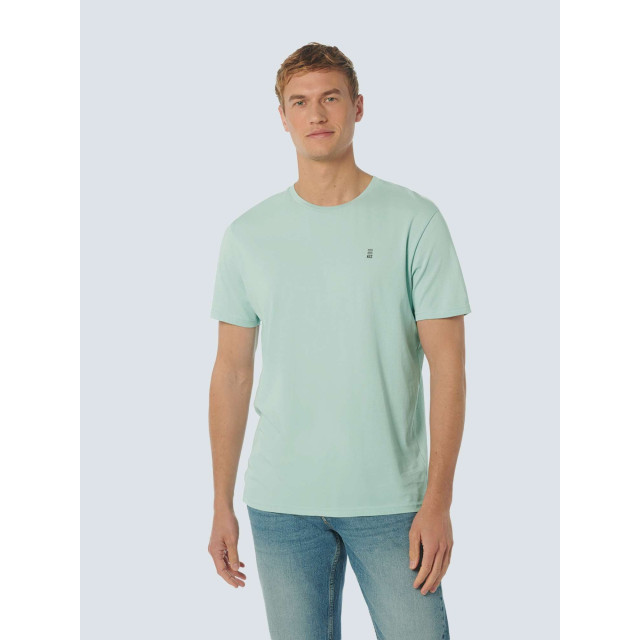 No Excess T-shirt korte mouw ronde hals basic mint 23340101SN-058 large