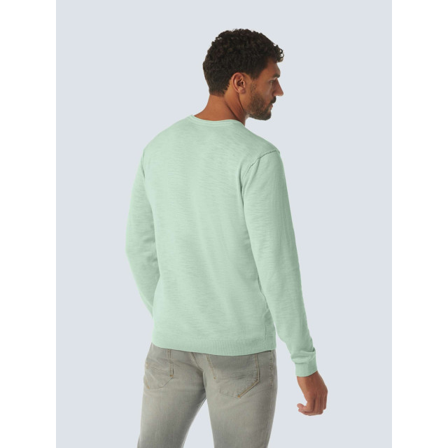 No Excess Trui ronde hals garment dyed mint 23210103SN-058 large