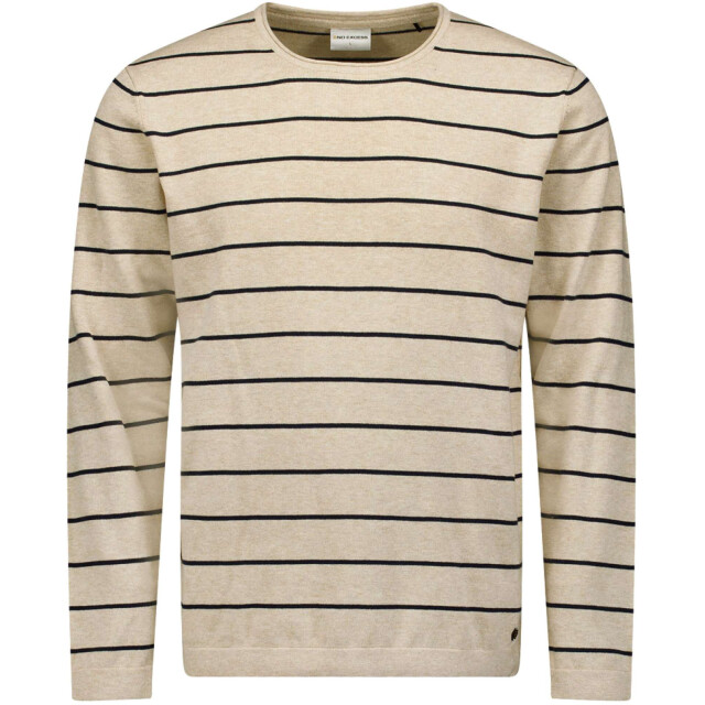 No Excess Trui ronde hals met streep 2 coloured cream 23210161-016 large