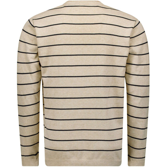 No Excess Trui ronde hals met streep 2 coloured cream 23210161-016 large