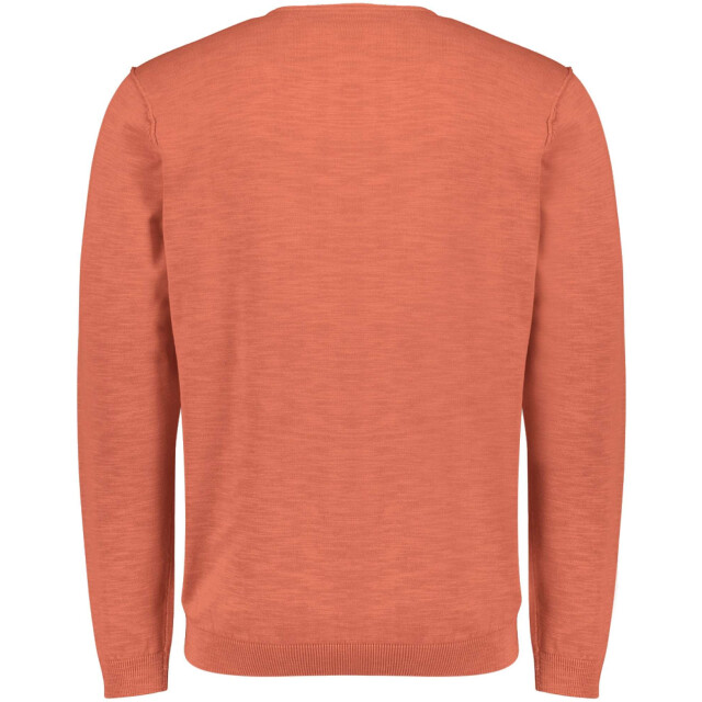 No Excess Trui ronde hals garment dyed melon 23210103SN-191 large
