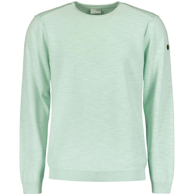 No Excess Trui ronde hals garment dyed mint 23210103SN-058 large