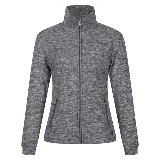 Regatta Dames azaelia marl full zip fleecejack UTRG9274_darkgreymarl large