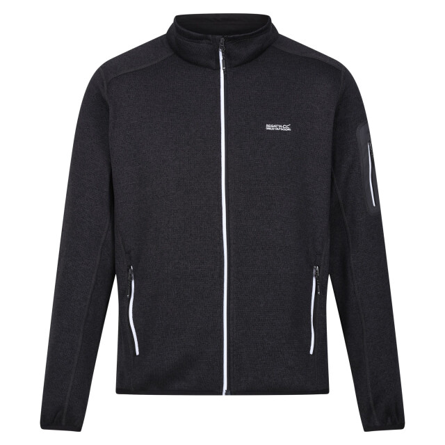 Regatta Heren newhill marl full zip fleecejack UTRG8770_ash large