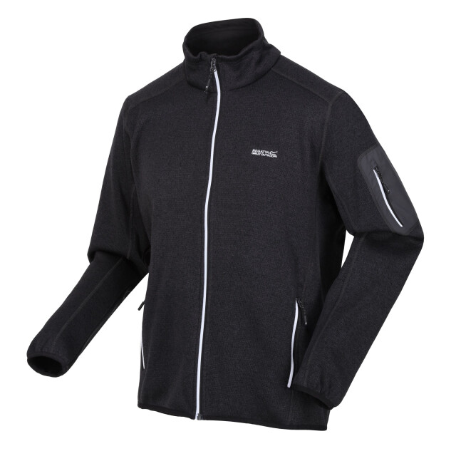 Regatta Heren newhill marl full zip fleecejack UTRG8770_ash large