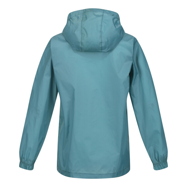 Regatta Groot buitenshuis kinderen/kinderen pakket it jasje iii waterdichte packaway zwart UTRG3209_bristolblue large