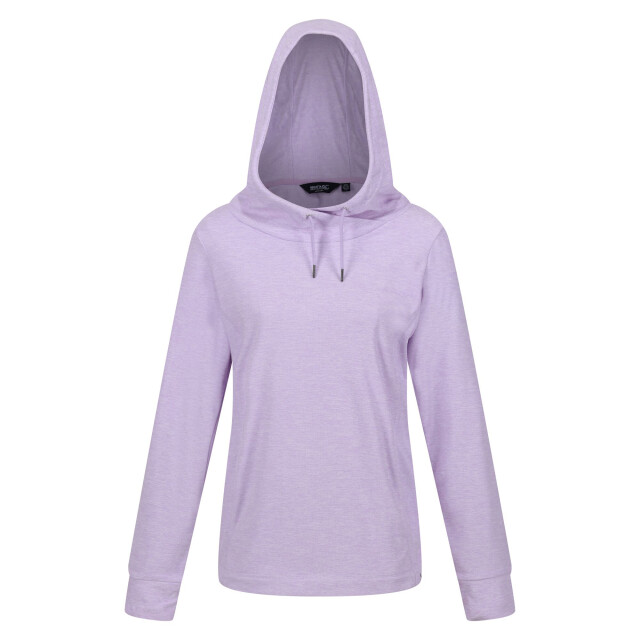 Regatta Dames kizmit ii fleece hoodie UTRG3095_purplerosemarl large