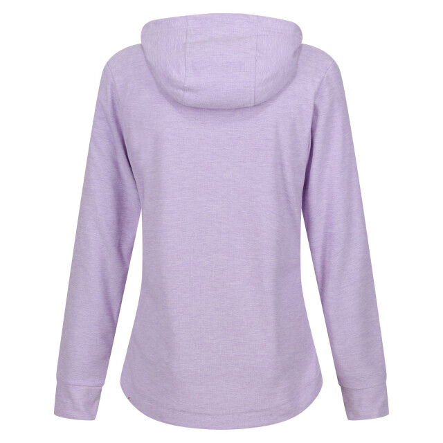 Regatta Dames kizmit ii fleece hoodie UTRG3095_purplerosemarl large