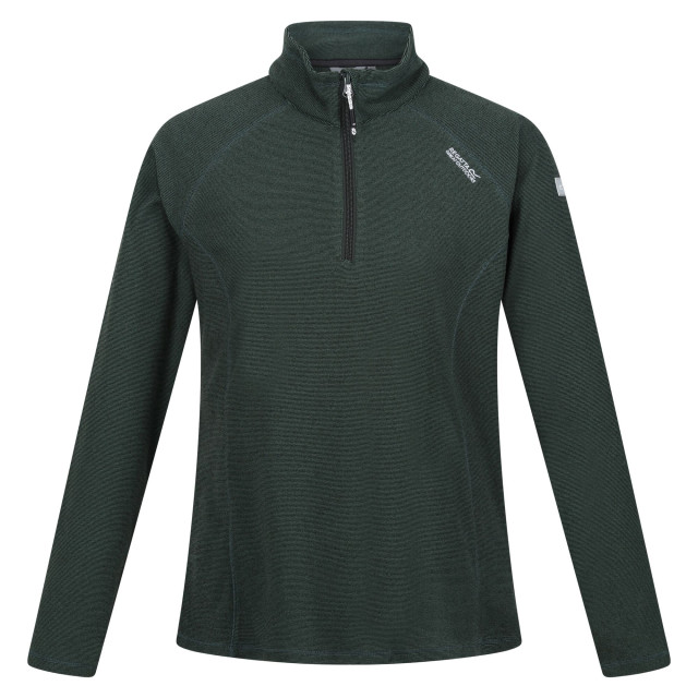 Regatta Geweldige outdoor dames montes half zip fleece top UTRG1953_darkestspruce large