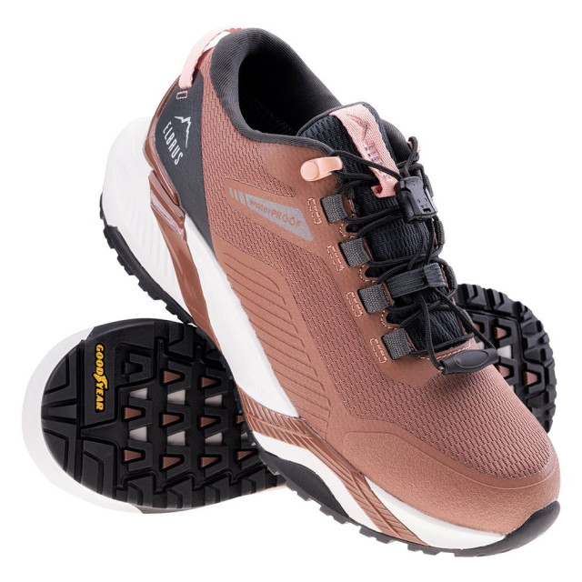 Elbrus Dames faren trainers UTIG2658_darkroseasphaltpeachamber large