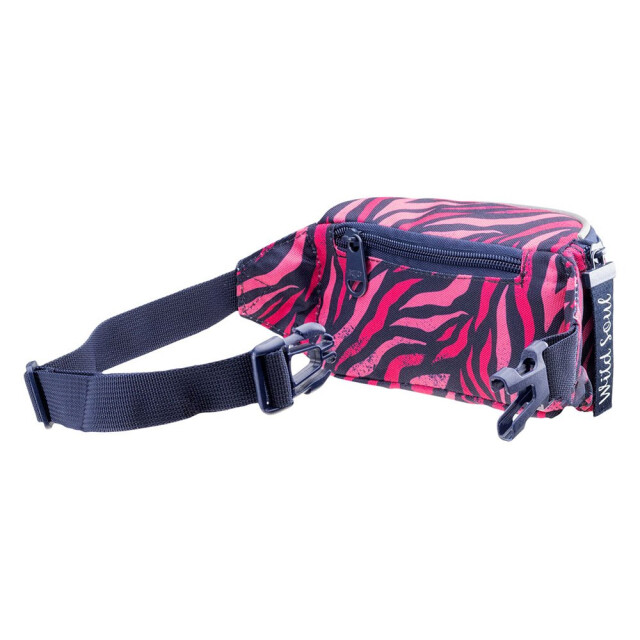 Bejo Kinder/kids jay zebra print heuptasje UTIG2651_blackirisnavypink large