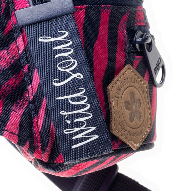 Bejo Kinder/kids jay zebra print heuptasje UTIG2651_blackirisnavypink large