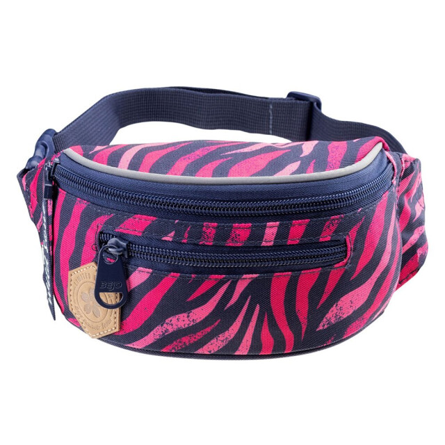 Bejo Kinder/kids jay zebra print heuptasje UTIG2651_blackirisnavypink large