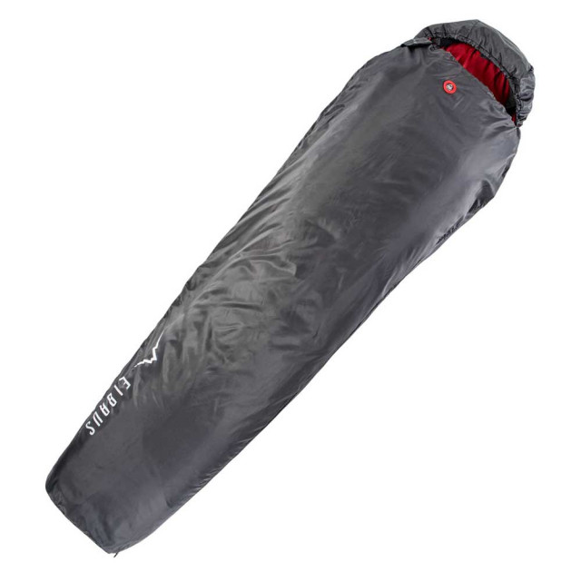 Elbrus Carrylight ii mummie slaapzak UTIG2561_asphaltflamescarlet large