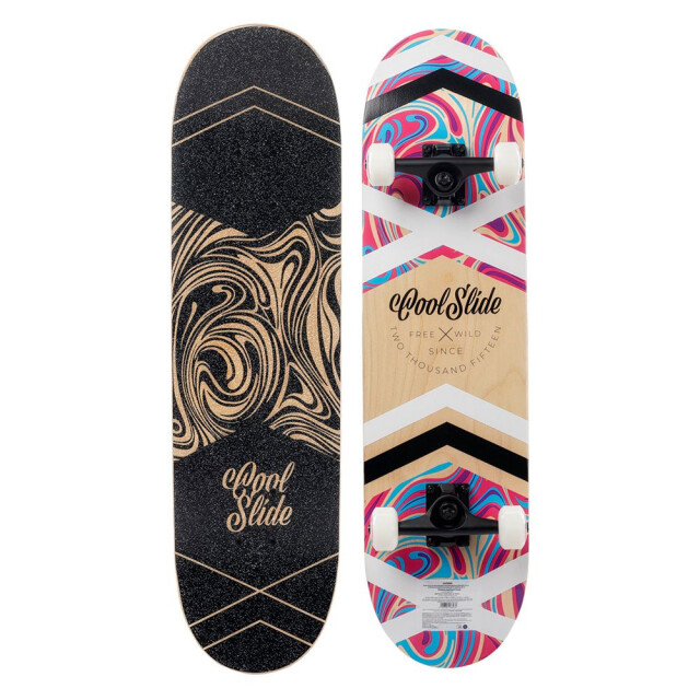 Coolslide Trafalgars marmeren skateboard UTIG2483_beetrootpurpleblueatoll large