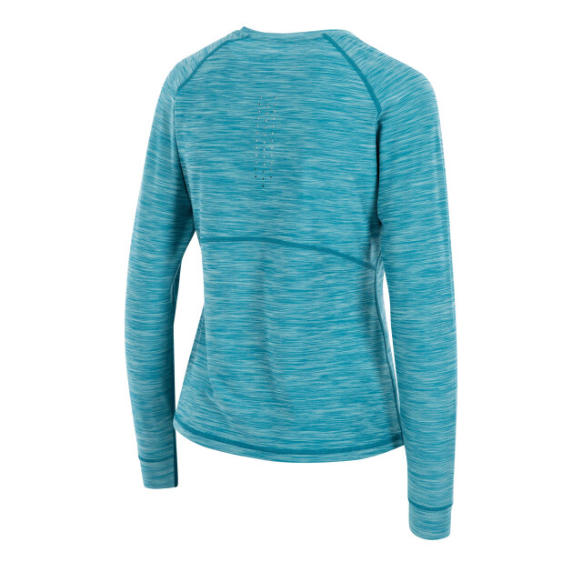 Trespass Dames jannett t-shirt met lange mouwen UTTP5143_stormbluemarl large