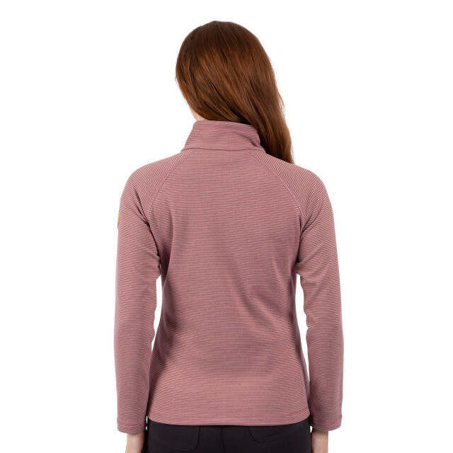 Trespass Dames olga leder fleece top UTTP5653_roseblushmarl large