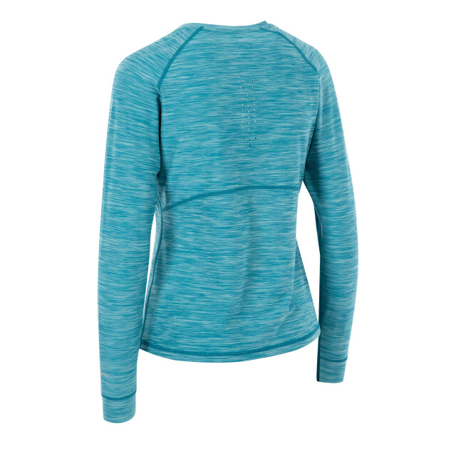 Trespass Dames jannett t-shirt met lange mouwen UTTP5143_stormbluemarl large