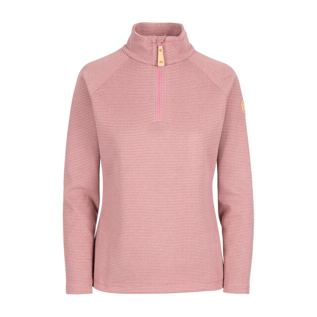 Trespass Dames olga leder fleece top UTTP5653_roseblushmarl large