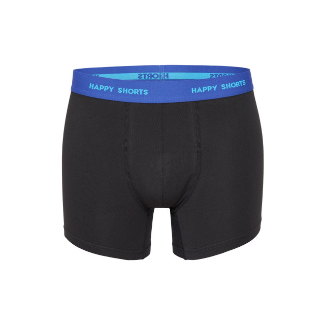 Happy Shorts Heren boxershorts trunks bladeren blauw/zwart 6-pack HS-J-2X-1024 large