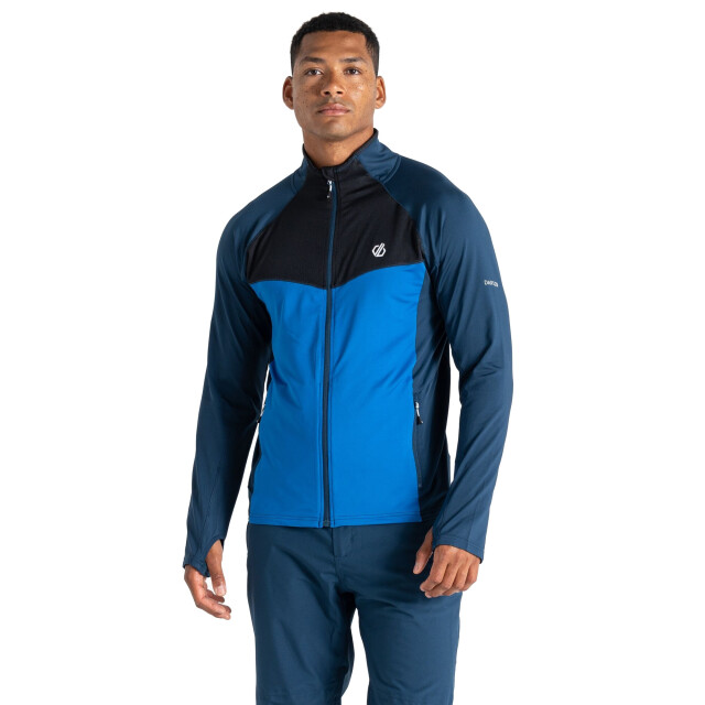 Dare2b Heren substratum core stretch full zip midlayer UTRG8714_olympianbluemoonlightdenim large