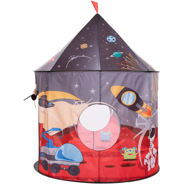 Trespass Kinderen/kinderen chateau play tent met packaway bag UTTP449_spaceprint large