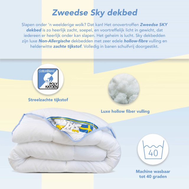 Swedish Sky Luxe non-allergisch wasbaar all-year dekbed 140x220cm 2454532 large