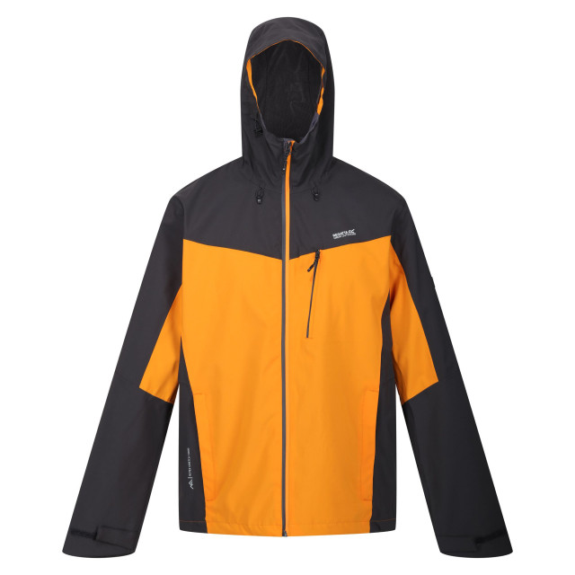 Regatta Heren birchdale waterdicht hooded jacket UTRG3474_orangepepperash large